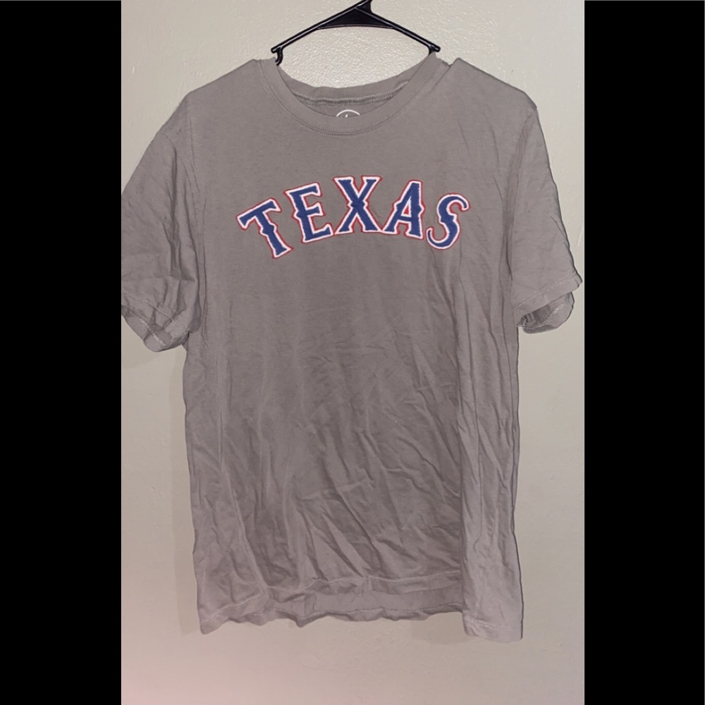 Texas Rangers patch shirt